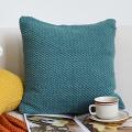 SOGA 2X 45cm Textured Teal Decorative Pillowcases