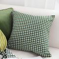 SOGA 2X 45cm Forest Green Geometric Decorative Pillow Cover
