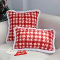 SOGA 2X 11.8x19.7 inches Red Gingham Lumbar Pillowcases – Decorative Covers SOGA 2X 11.8x19.7 inches Red Gingham Lumbar Pillowcases – Decorative Covers
