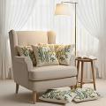 SOGA 6PC Pillow Set – 4x 45cm Botanical Garden & 2x 30x50cm Meadow Covers