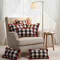 SOGA 6PC CozyFest Buffalo Plaid Pillow Cover Set – 4x 45cm & 2x 30x50cm SOGA 6PC CozyFest Buffalo Plaid Pillow Cover Set – 4x 45cm & 2x 30x50cm