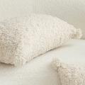 SOGA 2X 11.8x19 inches Cream Bouclé Lumbar Pillowcases – Decorative Tassels SOGA 2X 11.8x19 inches Cream Bouclé Lumbar Pillowcases – Decorative Tassels