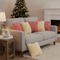 SOGA 6PC 45cm Polka Dot Pillow Set – 3 Coral & 3 Sunshine Covers for bed