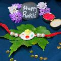 FOOD RAKHI - Khaman dhokla Themed for dhokla loving Brothers W/ Roli/Chaval