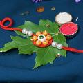 FOOD RAKHI - Pani Puri Style for the Gol Gappa lovers With Roli + Chaval 