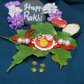 FOOD RAKHI - Creamy Donut Rakhi for the Sweet Tooth Brothers W/ Roli/Chaval
