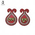 Designer Diwali decoration Subh Labh Stickers