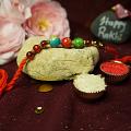 Rakhi made With Delicate Round Shaped Indonesian Beads + Roli and Chaval