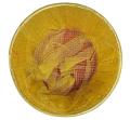 Decorative Golden-Red Bandhani Chhab w/Jholla(Net) (Size - 14 & 18")
