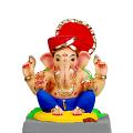 Eco-Friendly Clay Ganpati Pooja Visarjan Statue 10 Inches (EF18) Eco-Friendly Clay Ganpati Pooja Visarjan Statue 10 Inches (EF18)