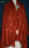 Shawl 1431 Rust Red Winter Shawl Wrap 1431 Shawl 1431 Rust Red Winter Shawl Wrap 1431