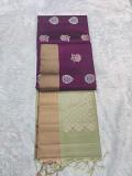 Pure Uppada Handloom Pattu Saree in Wine-purple body color Pure Uppada Handloom Pattu Saree in Wine-purple body color