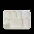7 Compartment Square Plastic Plates 200pcs 7 Compartment Square Plastic Plates 200pcs