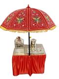 Pani Puri Cart / Chat Buffet Display Counter on Wheel