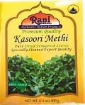 Rani Fenugreek Leaves Dried, All Natural (Kasoori Methi) 400g (14oz) ~ Gluten Free Ingredients | NON-GMO ~ Vegan Rani Fenugreek Leaves Dried, All Natural (Kasoori Methi) 400g (14oz) ~ Gluten Free Ingredients | NON-GMO ~ Vegan