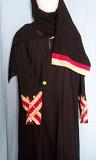 Abaya Dubai Black Abaya Sheela Embroidered #1949