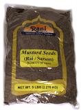 Rani Mustard Seeds 5lbs (2.27kg) Bag