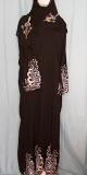 Abaya Dubai Black Sheela Abaya Embroidered #1966 Abaya Dubai Black Sheela Abaya Embroidered #1966