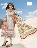 White Floral Pattern Plazzo Garara Anarkali Salwar Kameez Suit (Unstitched) White Floral Pattern Plazzo Garara Anarkali Salwar Kameez Suit (Unstitched)