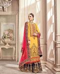 Bright Stylish Heavy Plazzo Garara Anarkali Salwar Kameez Suit (Unstitched) Bright Stylish Heavy Plazzo Garara Anarkali Salwar Kameez Suit (Unstitched)