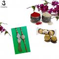 Stunning Royal Lumba Bhaiya Bhabhi Rakhi in Diamonds + Roli & Chaval Stunning Royal Lumba Bhaiya Bhabhi Rakhi in Diamonds + Roli & Chaval