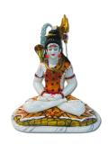 Beautiful n Colorful Fiber Lord Shivji Statue - 16"