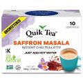 QuikTea Saffron Masala Chai Tea Latte - 10 Count Single Box QuikTea Saffron Masala Chai Tea Latte - 10 Count Single Box