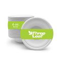 Three Leaf 6 Oz (180 Ml)  Bagasse Bowl, 1000 Ct. (20 Packs Of 50)