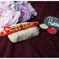 Aesthetic Rakhi with Wooden & Golden Ornaments + Roli & Chaval