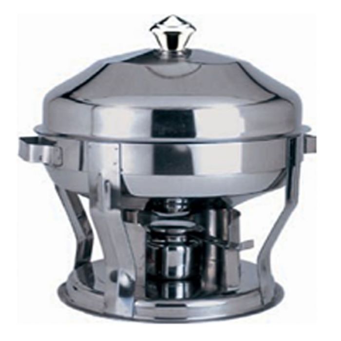 Stainless Steel Diamond Style Chafing Dish For Serverware - 7.5 Ltr 