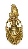 Carved Design Golden Brass Bird Door Knocker Carved Design Golden Brass Bird Door Knocker