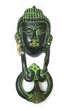 Intricately Carved Brass Buddha Door Knocker