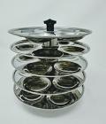 Tabakh Stainless Steel Baby Mini Idli Stand 5 Racks 