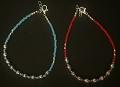 Anklet German Silver with Antique Finish & Bead Work (Set of 2)