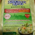 Kitchen King Lower G.I. Value Diabetic Basmati Rice - 10LBs Kitchen King Lower G.I. Value Diabetic Basmati Rice - 10LBs