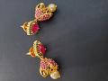 Red Cute Jhumki Earrings Red Cute Jhumki Earrings
