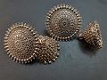 Big Stud Jhumkas Oxidised Big Stud Jhumkas Oxidised