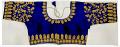 Ready-made Stitched Embroidered Blue Blouse 38"