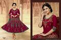 Party Wear Cotton Embroidered Anarkali Salwar Suit - 2 XL Party Wear Cotton Embroidered Anarkali Salwar Suit - 2 XL