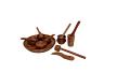 Wood Miniature Kitchen Set