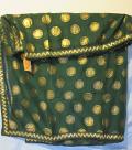 Scarf Georgette Golden Foil Print Fancy Dupatta Chunni Shawl #2151107