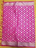 Scarf 1562Pink Golden Banarsi Dupatta Chunni #2151562