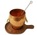 Hammered Copper Sizzler, Table Top Mini Tandoor