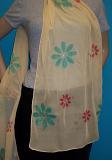 Scarf 2424 Yellow Mustard Georgette Dupatta Chunni Shieno 