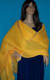 Yellow Cotton Haldi Ubtan Roka Dupatta Chunni Stole #2582