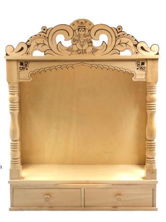 Intricate Carving Sevan Wooden Open Temple - 2 Sizes 16" & 21" Intricate Carving Sevan Wooden Open Temple - 2 Sizes 16" & 21"