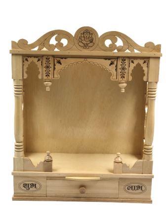 Elegant Simple Carving Sevan Wooden Open Temple - 2 Sizes Elegant Simple Carving Sevan Wooden Open Temple - 2 Sizes