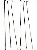 6 Pcs Long Skewers / Kebab Sticks for Tandoori Oven 36" - 3 to 8mm (Square)