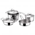 Vinod 7 Piece Cookware Set, Stainless Steel Vinod 7 Piece Cookware Set, Stainless Steel