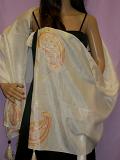 Silk Scarf 2943 Hand Painted Paisley Dupatta Chunni Shawl Wrap Shieno Silk Scarf 2943 Hand Painted Paisley Dupatta Chunni Shawl Wrap Shieno